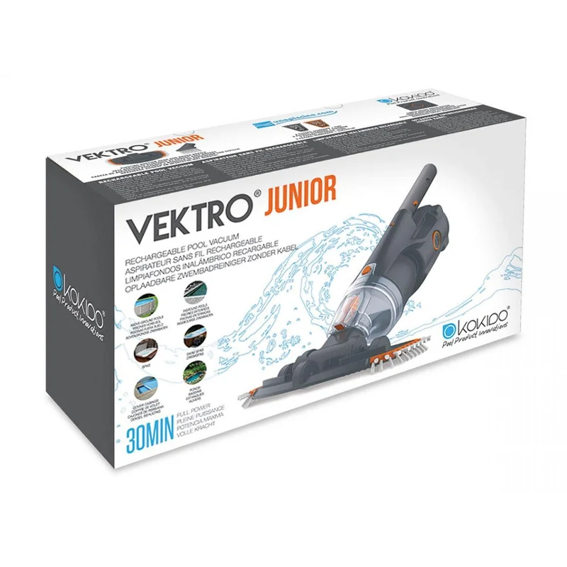 Aspirador Manual VEKTRO JUNIOR Limpa Fundos Bateria