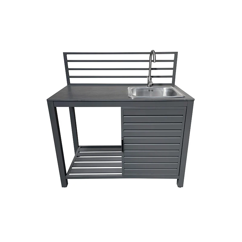 Ensemble de cuisine extérieure (Gris)