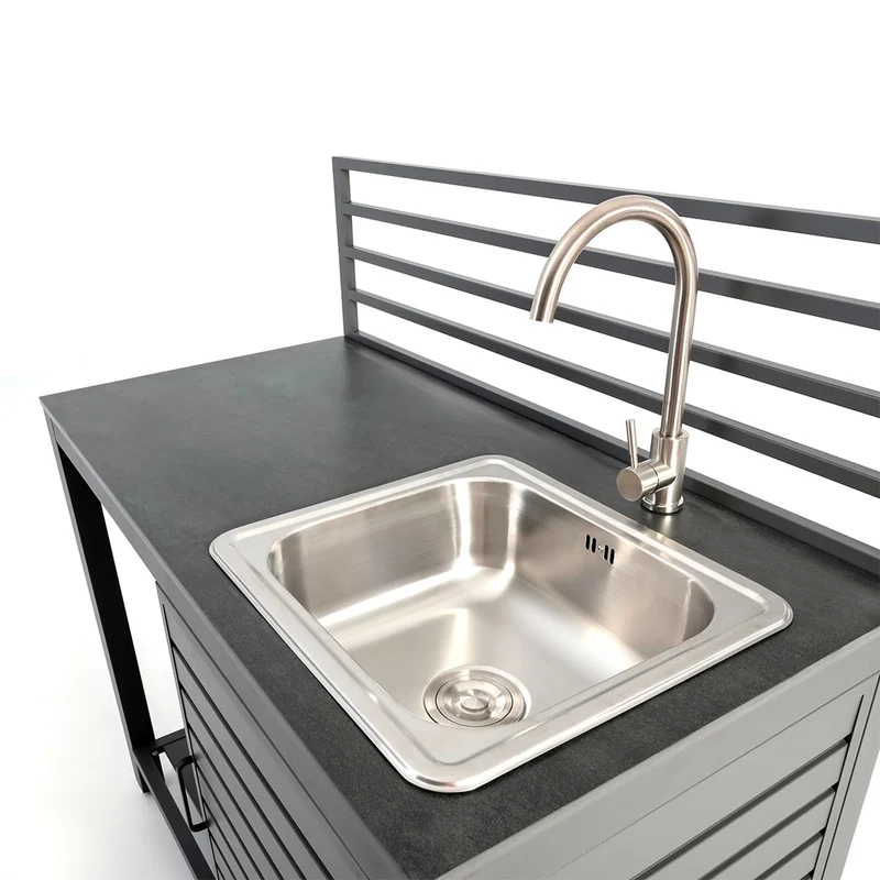 Ensemble de cuisine extérieure (Gris)