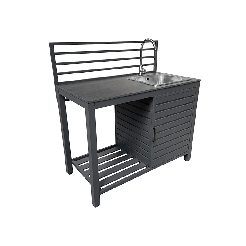 Ensemble de cuisine extérieure (Gris)