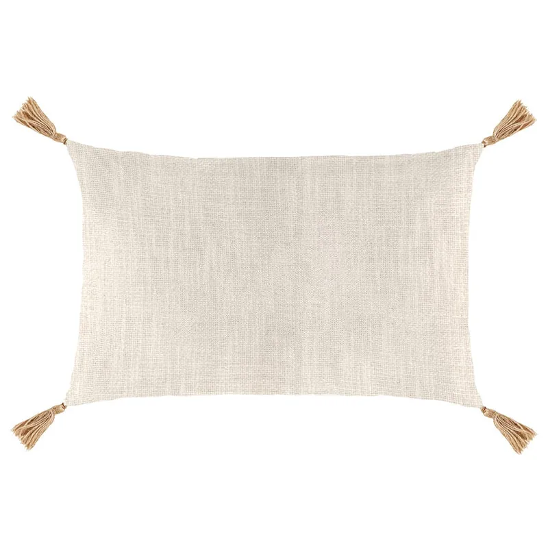 Coussin extérieur 12 x 18 po - Imprimé tissu texturé