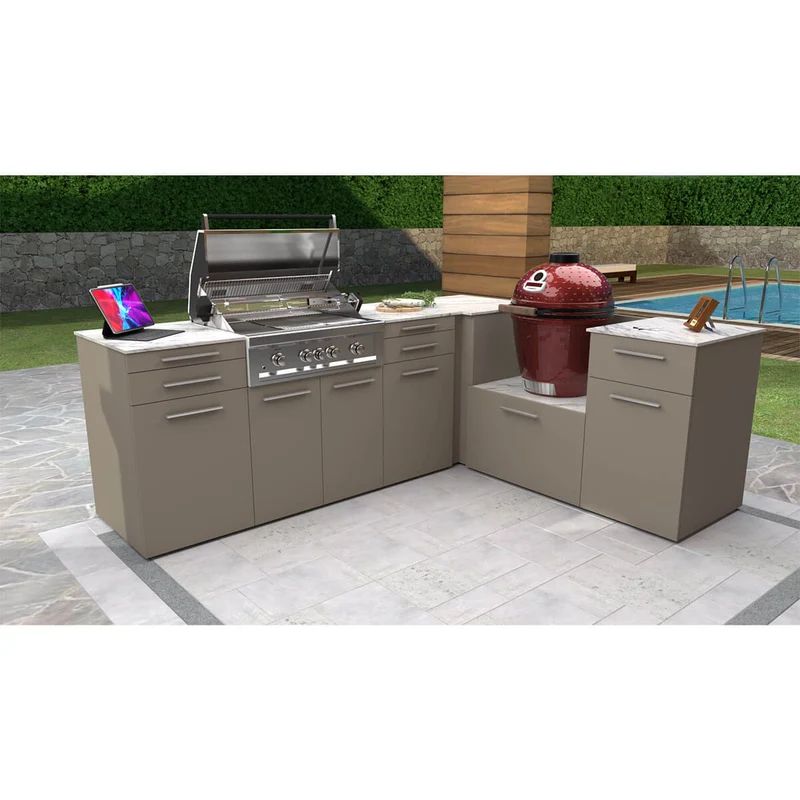 Cuisine extérieure Deluxe Grill Station Plus