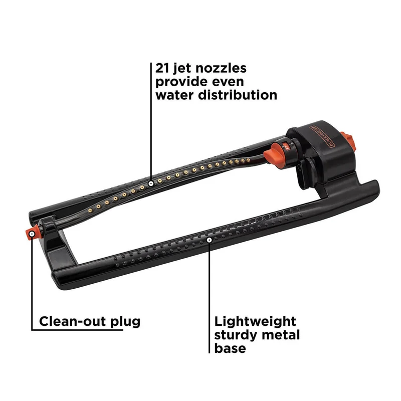 Arroseur oscillant en métal