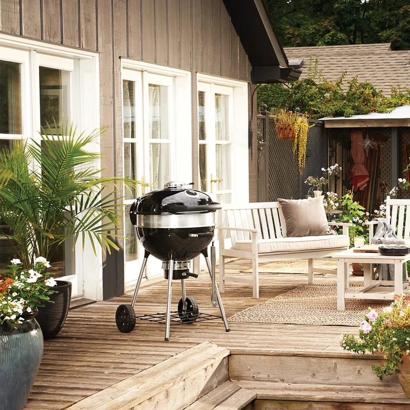 BBQ Napoleon au charbon PRO22K sur roues