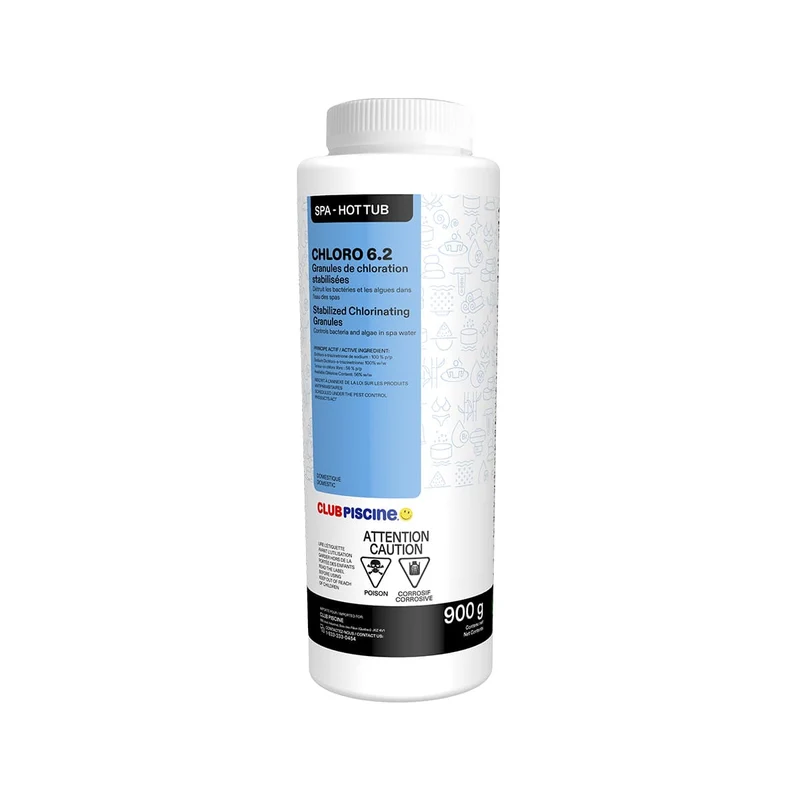 Chloro 6.2 : Granules de chlore stabilisées