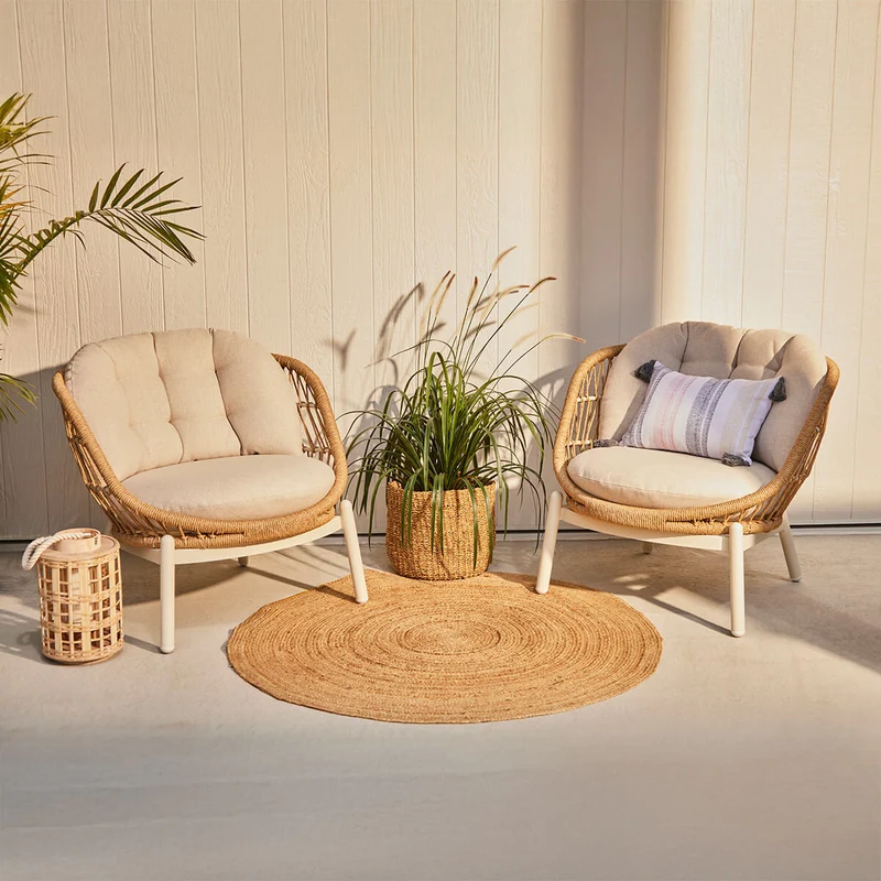Fauteuil pivotant extérieur Kaya