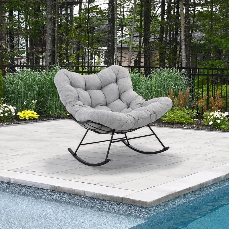 Fauteuil berçant extérieur Papasan