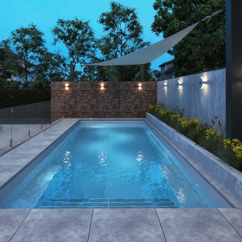 Piscine en fibre de verre - 12 x 28 pi