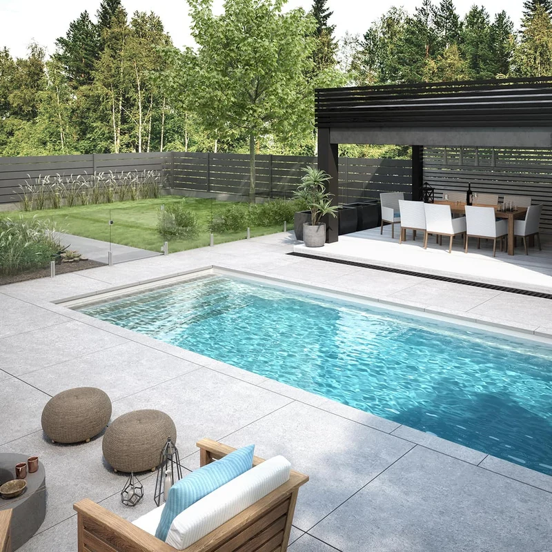 Piscine en fibre de verre - 11 x 25 pi