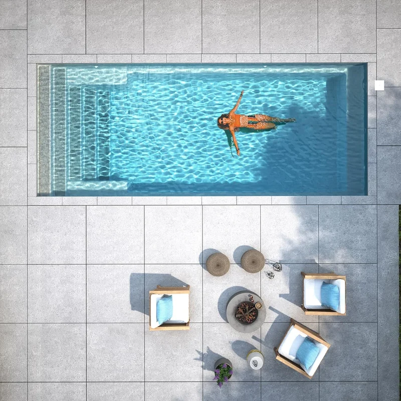 Piscine en fibre de verre - 11 x 25 pi