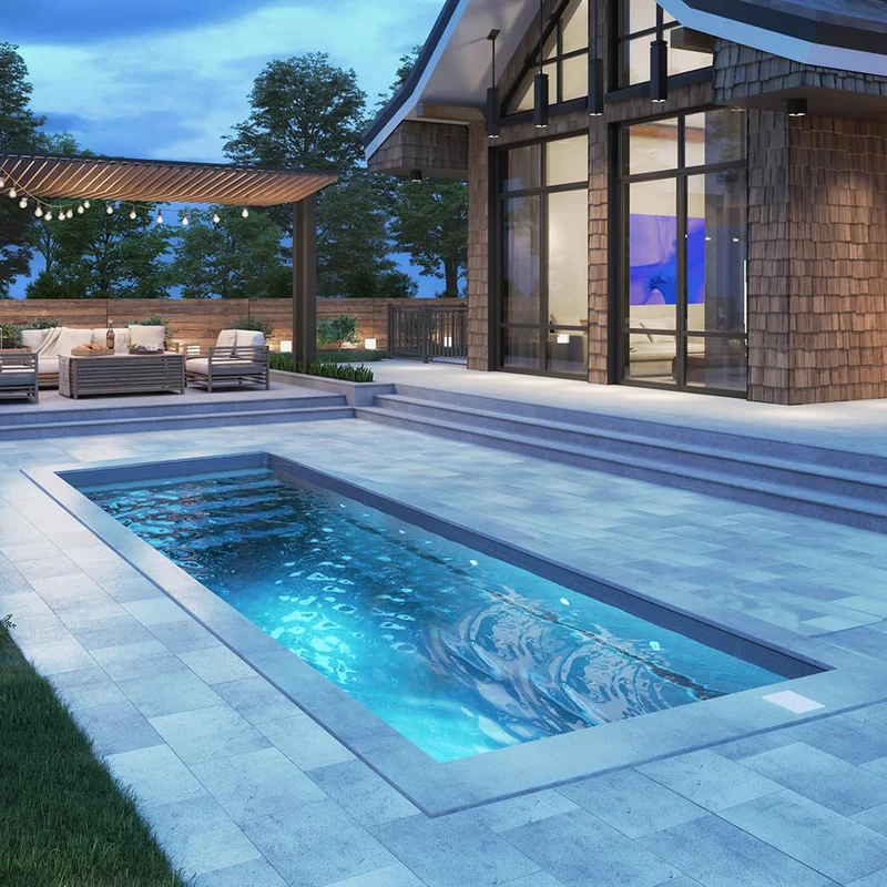 Piscine en fibre de verre - 9 x 24 pi