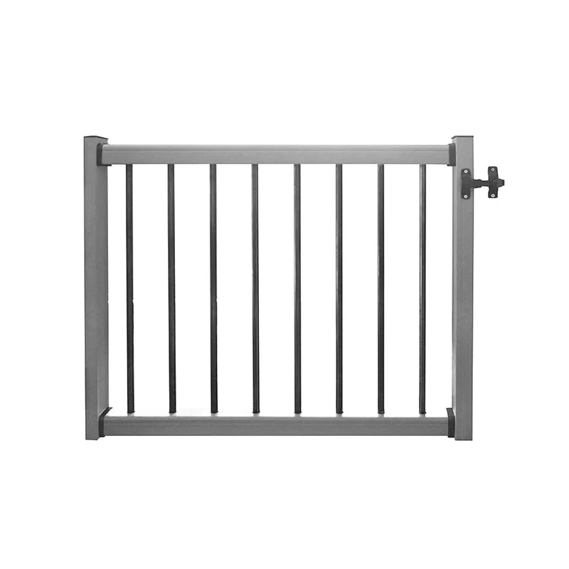 Barrière de rampe en composite - Gris