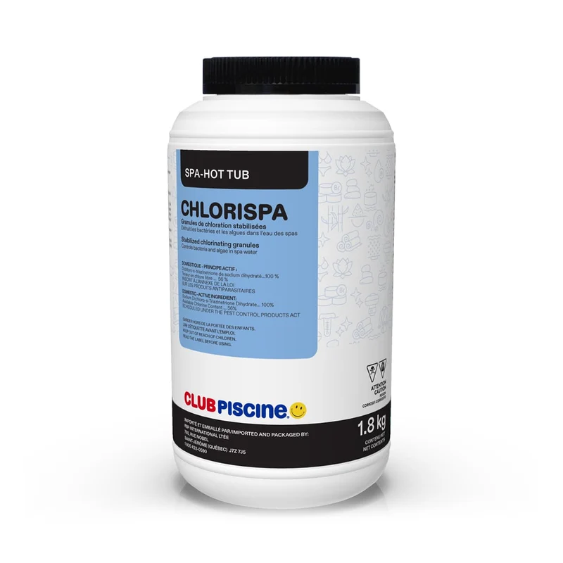 Granules de chloration stabilisées Chlorispa
