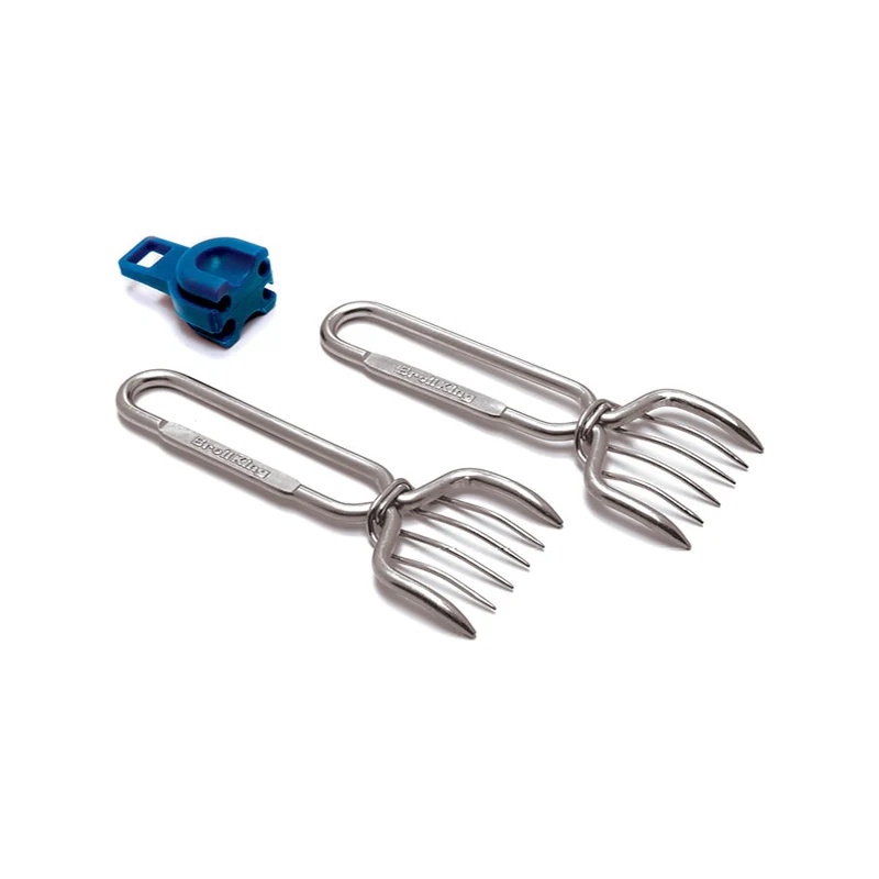 Fourchettes en acier pour viande