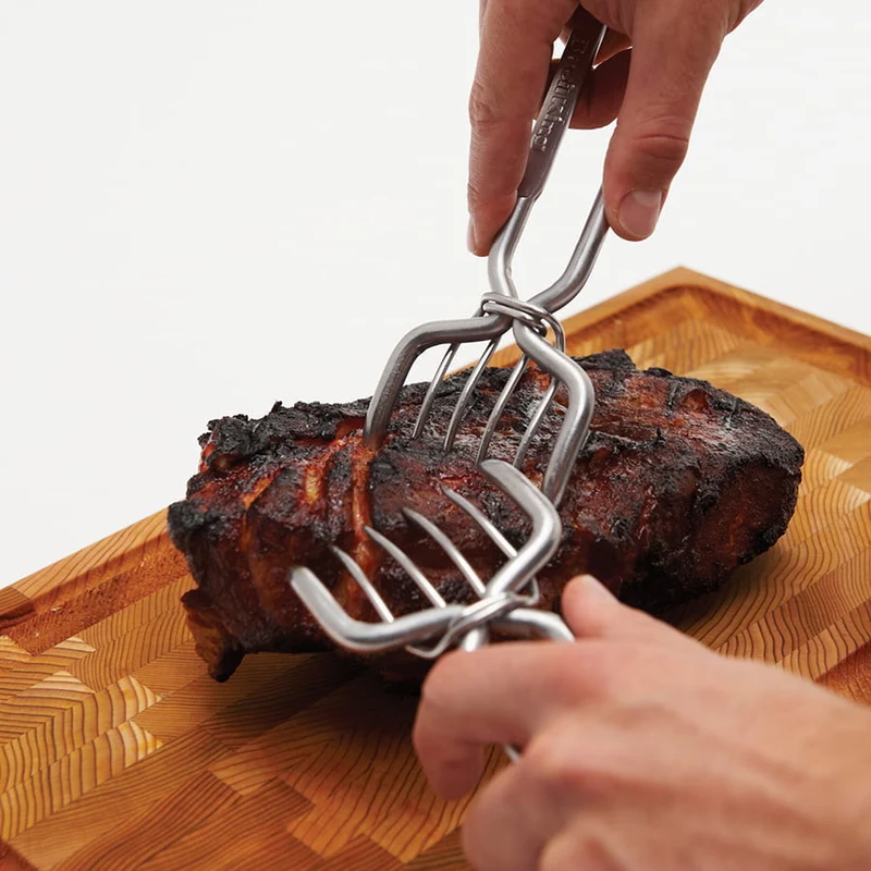 Fourchettes en acier pour viande