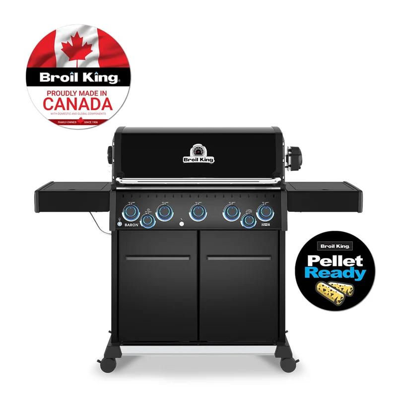 BBQ au gaz Broil King Baron 490 Pro Shadow - 40 000 BTU
