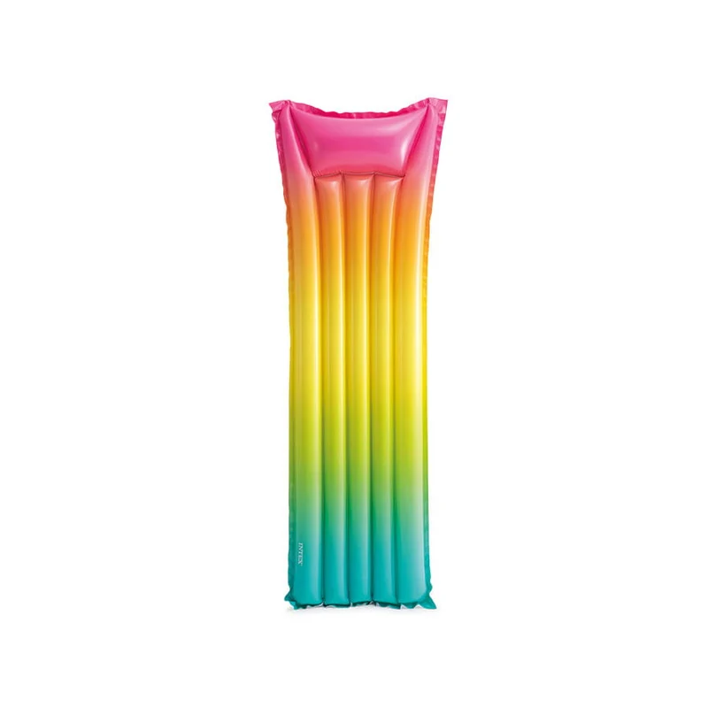 Matelas gonflable couleurs arc-en-ciel