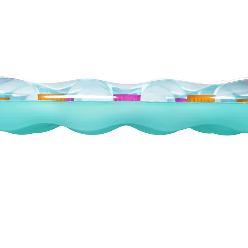 Matelas gonflable avec pochettes multicolores
