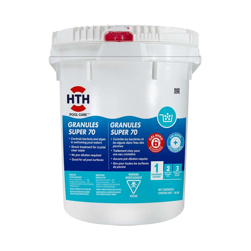 Chlore en granules Super 70 % HTH