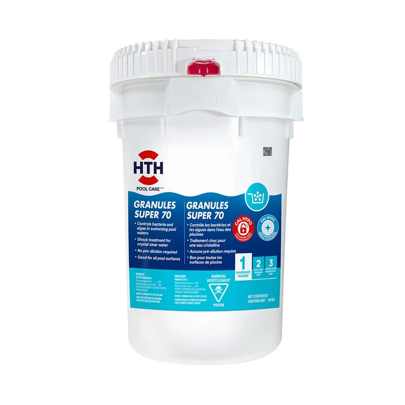 Chlore en granules Super 70 % HTH