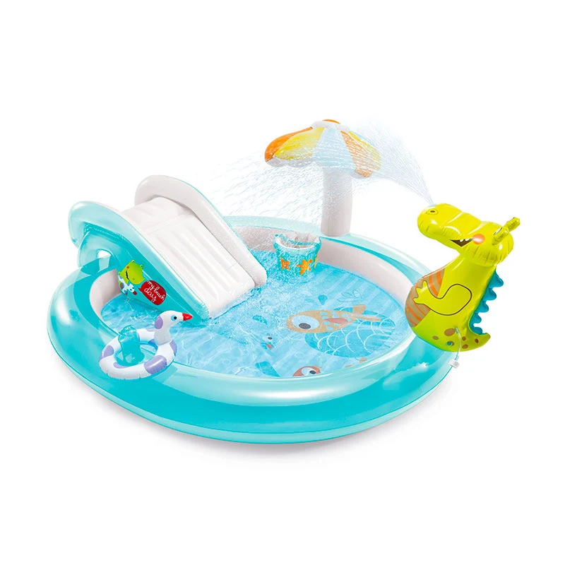 Aire de jeu flottante gonflable Alligator