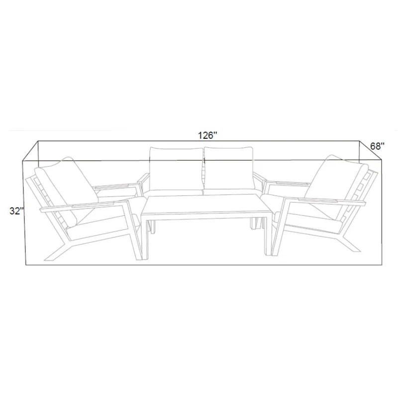 Housse protectrice pour ensemble de conversation