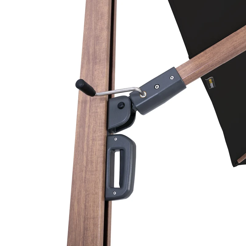 Parasol suspendu Deluxe avec fini bois - 10 pi (3 m)
