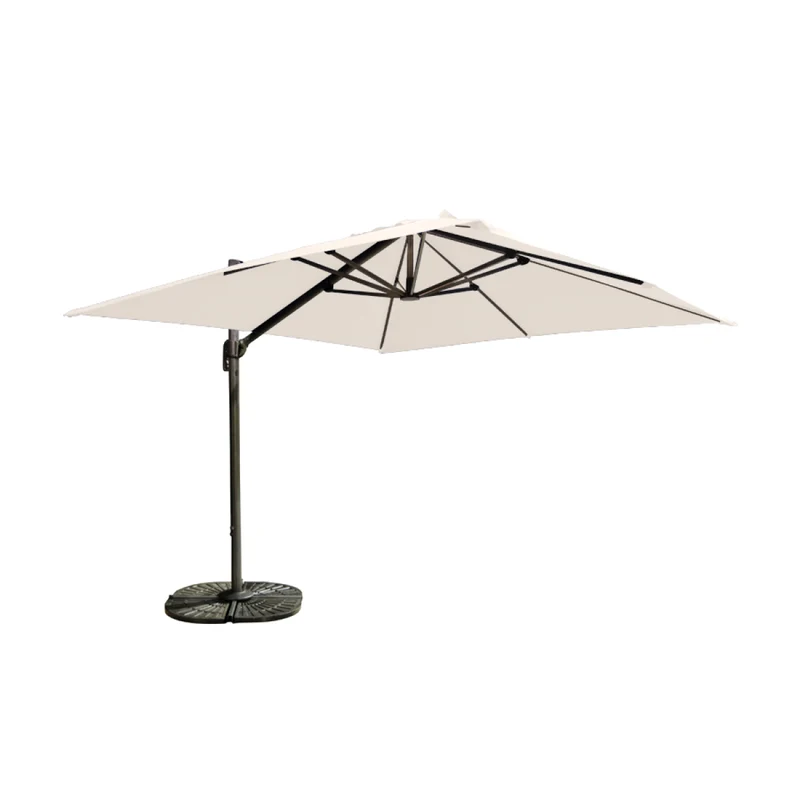 Parasol suspendu Deluxe avec base X - 10 pi (3 m)