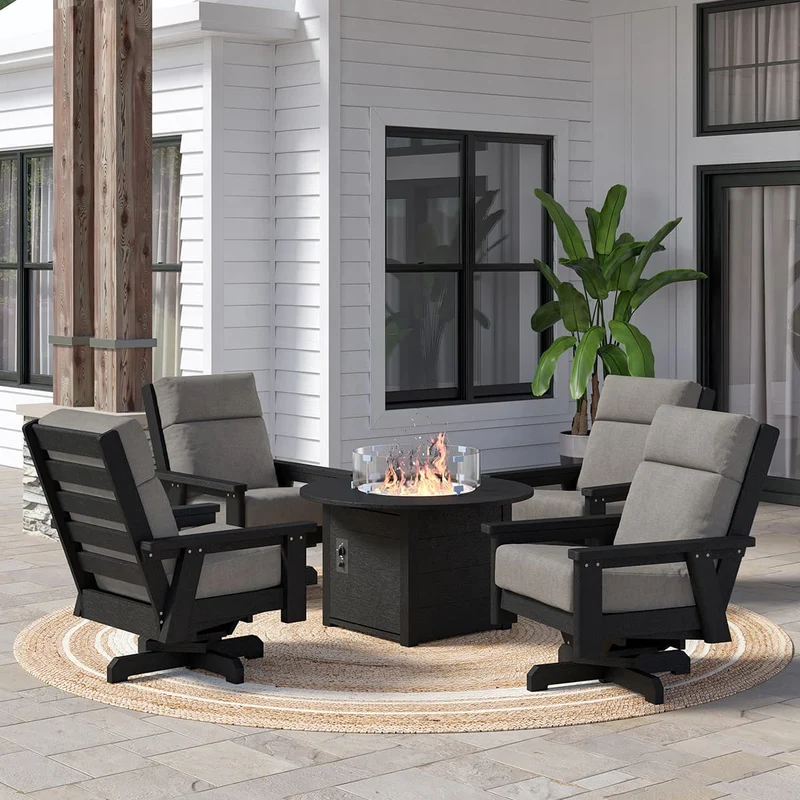 Fauteuil pivotant extérieur Charleston