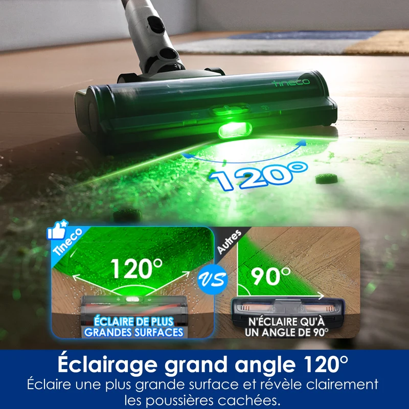 Tineco PURE ONE Station 5 PLUS Aspirateur Sans-Fil Intelligent