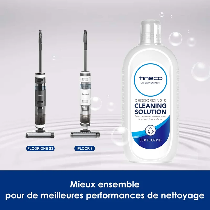 Tineco formule pour Floor One S3, iFloor 3, Floor One S5 & S5 Combo, pour nettoyage multi-surfaces