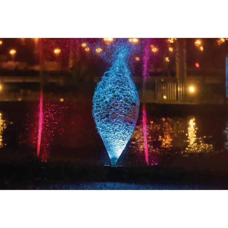 OASE Éventail 10-6 E – buse inox pour voile d’eau de 6 mm