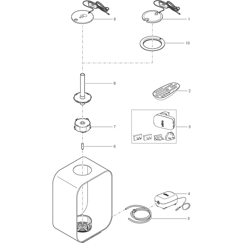 Pièces détachées pour biOrb LIFE 45 MCR clair