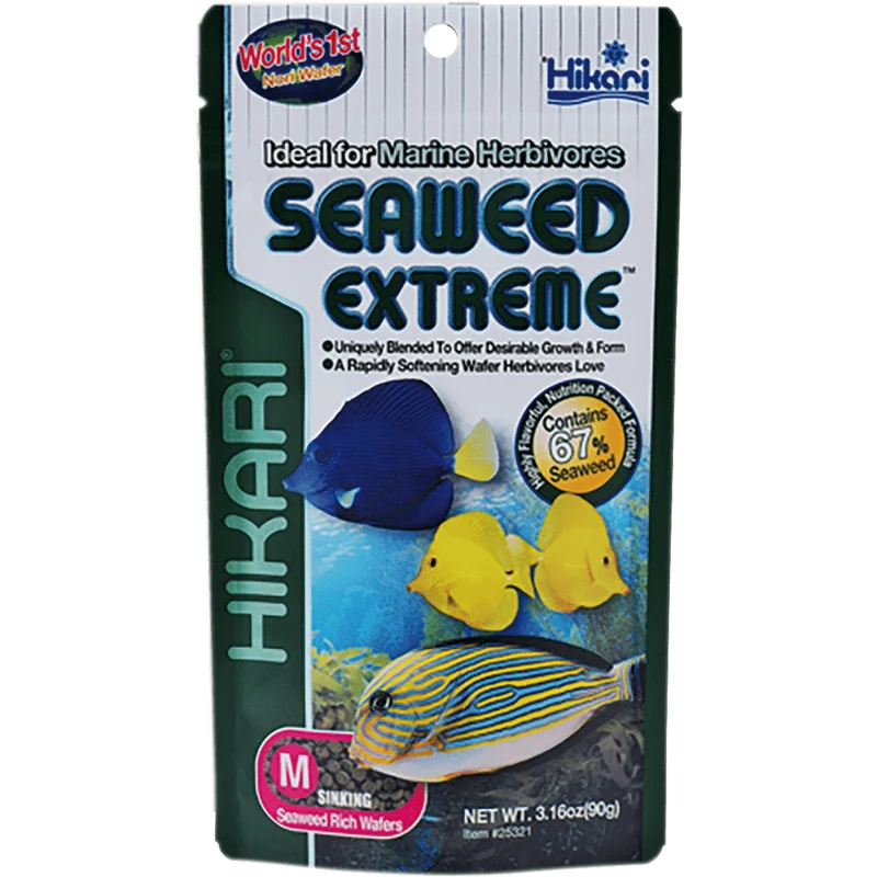 Hikari Marine Seaweed M Wafer - 250g - Nourriture pour poissons d'eau de mer