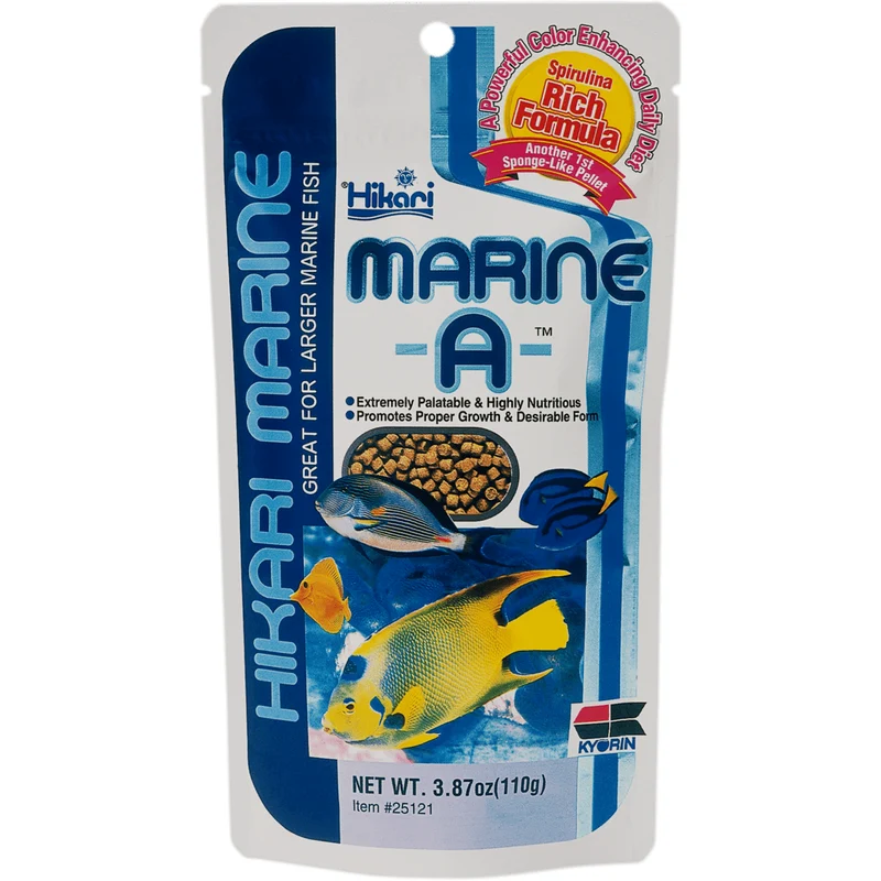 Hikari Marine A - 110g - Nourriture pour poissons d'eau de mer