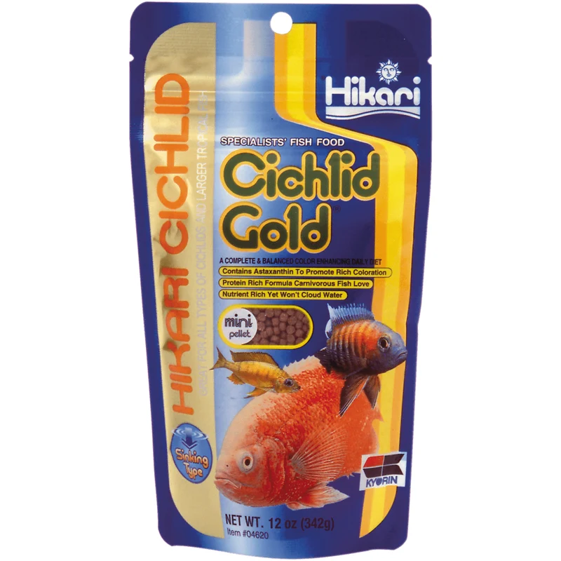 Hikari Chichlid Gold Mini - 342g - Nourriture pour Cichlidés Coulante