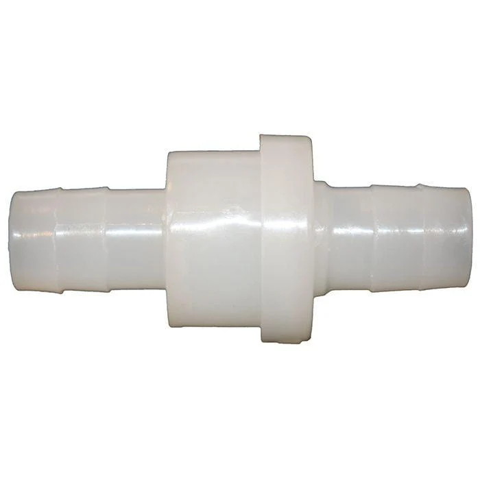 Clapet anti-retour pour flexible PP blanc
