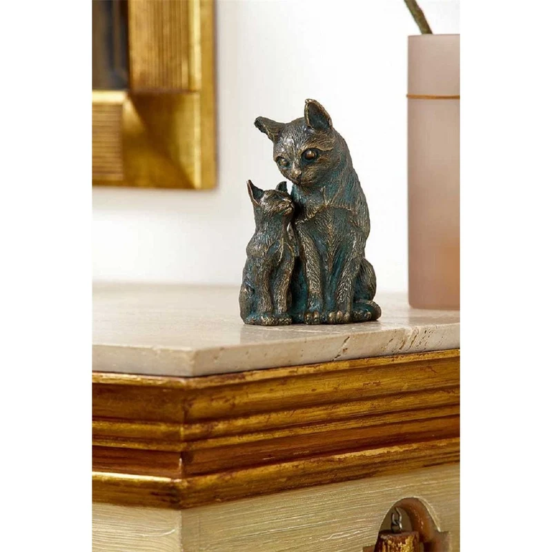 Katzen Mutter mit Kind 16