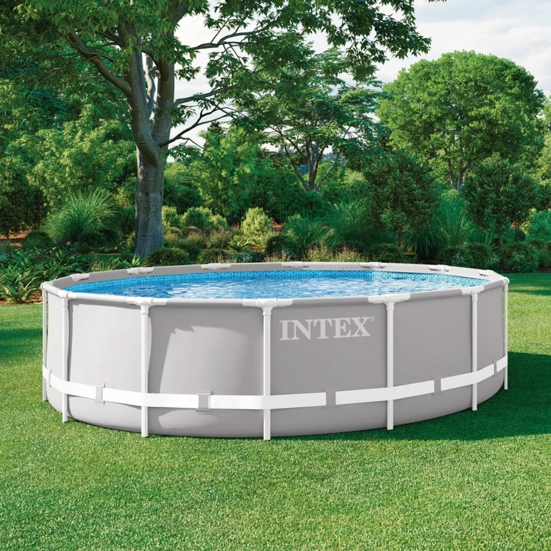 Intex Prism Frame Piscina Redonda Desmontable 427x107 cm con Depuradora
