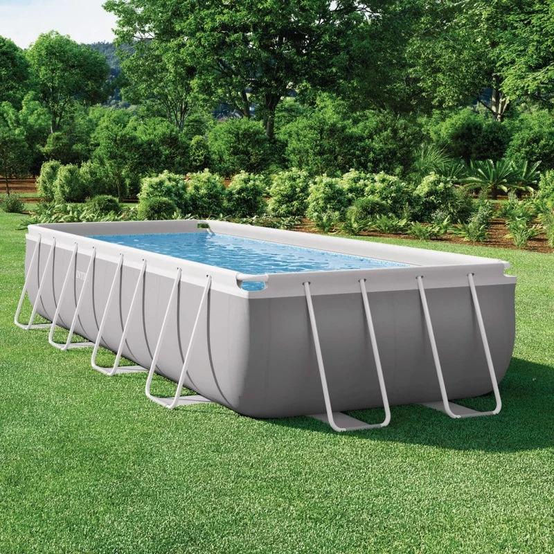 INTEX Prism Frame Piscina Rectangular 488x244x107 cm con Depuradora