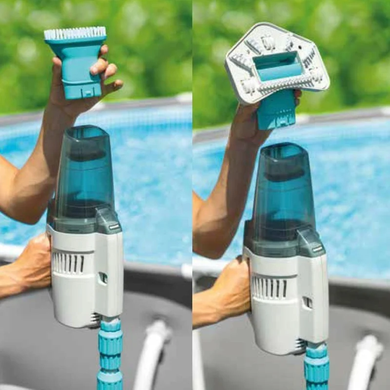 Intex Aspiradora de Piscina Manual Recargable con Mástil Telescópico 2.8m