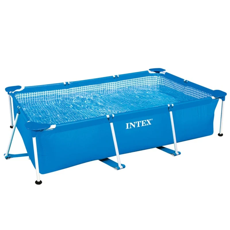 Intex Metal Frame Piscina Desmontable Rectangular 260x160x65cm 2282L