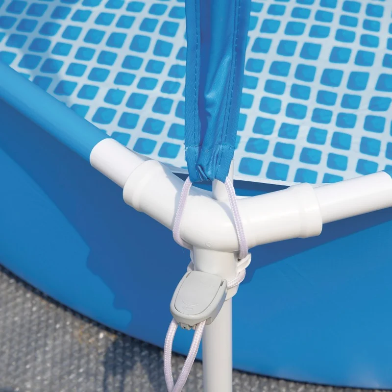 Intex Metal Frame Piscina Desmontable Hexagonal 700 Litros Azul