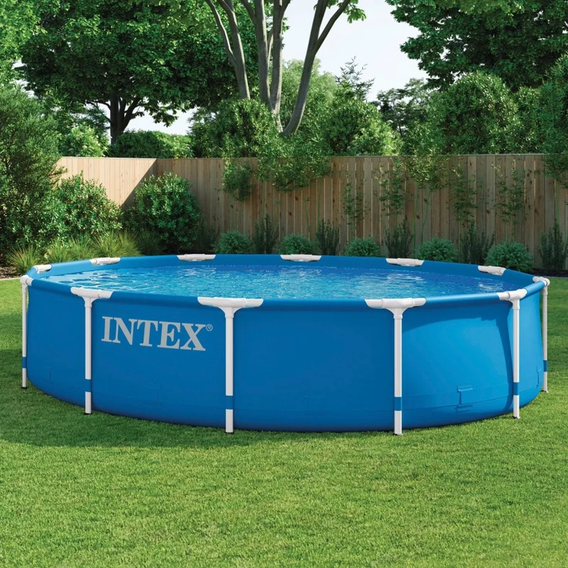 Intex Metal Frame Piscina Desmontable Circular 366x76cm 6503L
