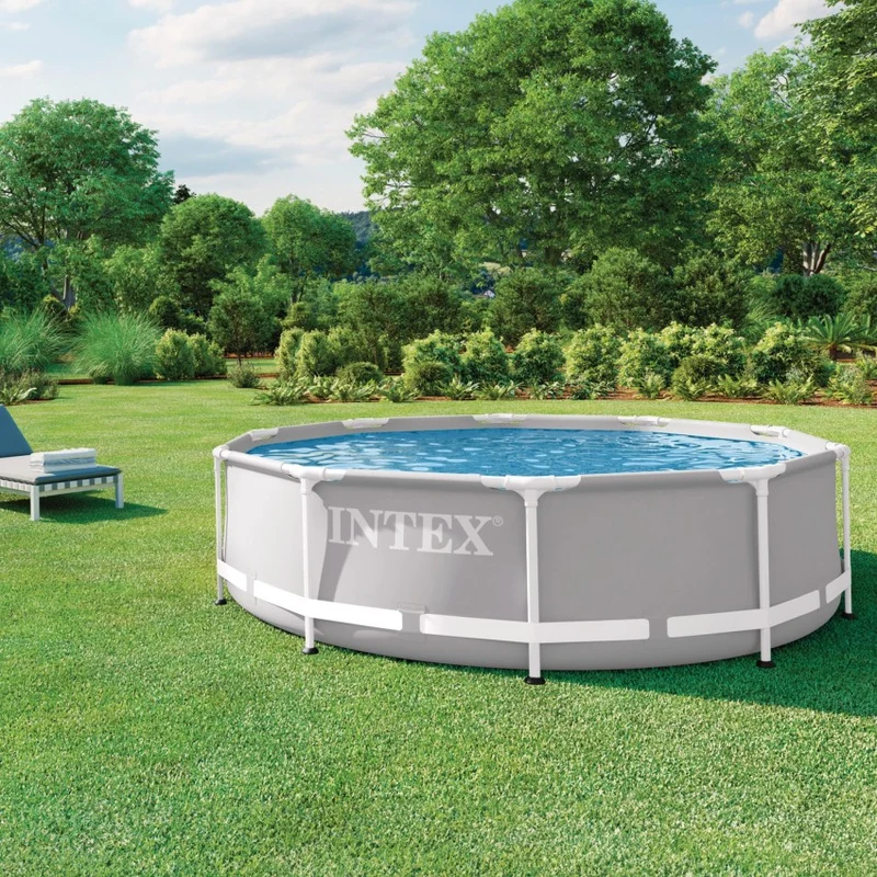 Intex Piscina Desmontable Prism Frame Redonda 305x76 cm con Depuradora