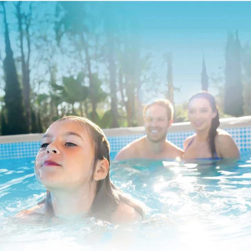 Intex Prism Frame Piscina Desmontable Redonda 366x76cm con Depuradora
