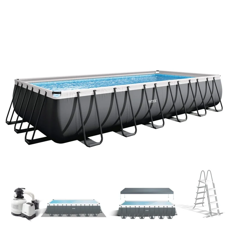 Intex Ultra XTR Frame Piscina Desmontable Rectangular 732x366x132cm Depuradora
