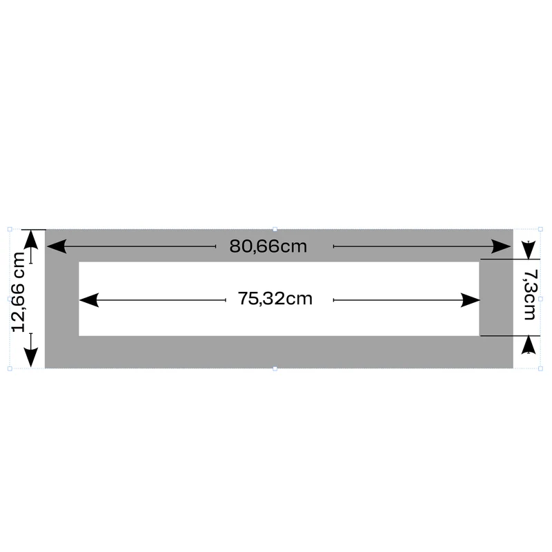 Skimmer miroir ACIS A800 DESIGN pour piscine béton et liner