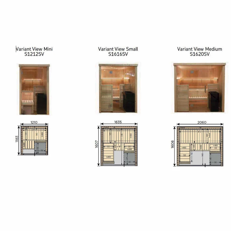Sauna Variant View design vue panoramique