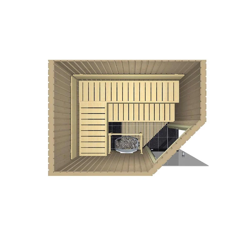 Sauna Variant Line Harvia design moderne extérieur